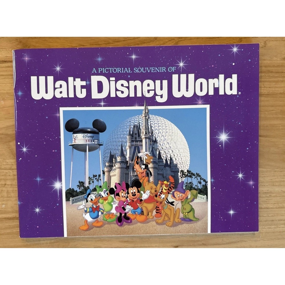 WALT DISNEY WORLD PICTORIAL SOUVENIR FAN GUIDE BOOK